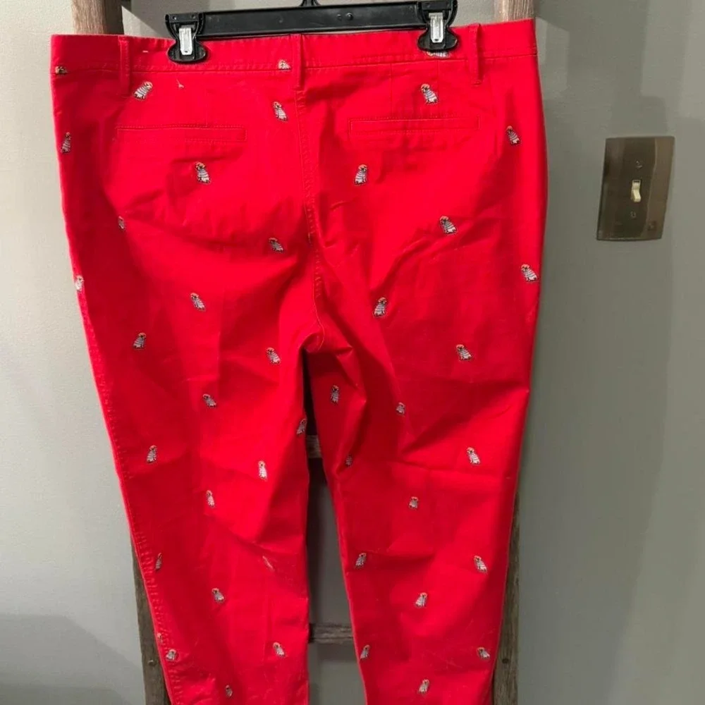 Talbots frenchie Red chino trousers. Size: 16